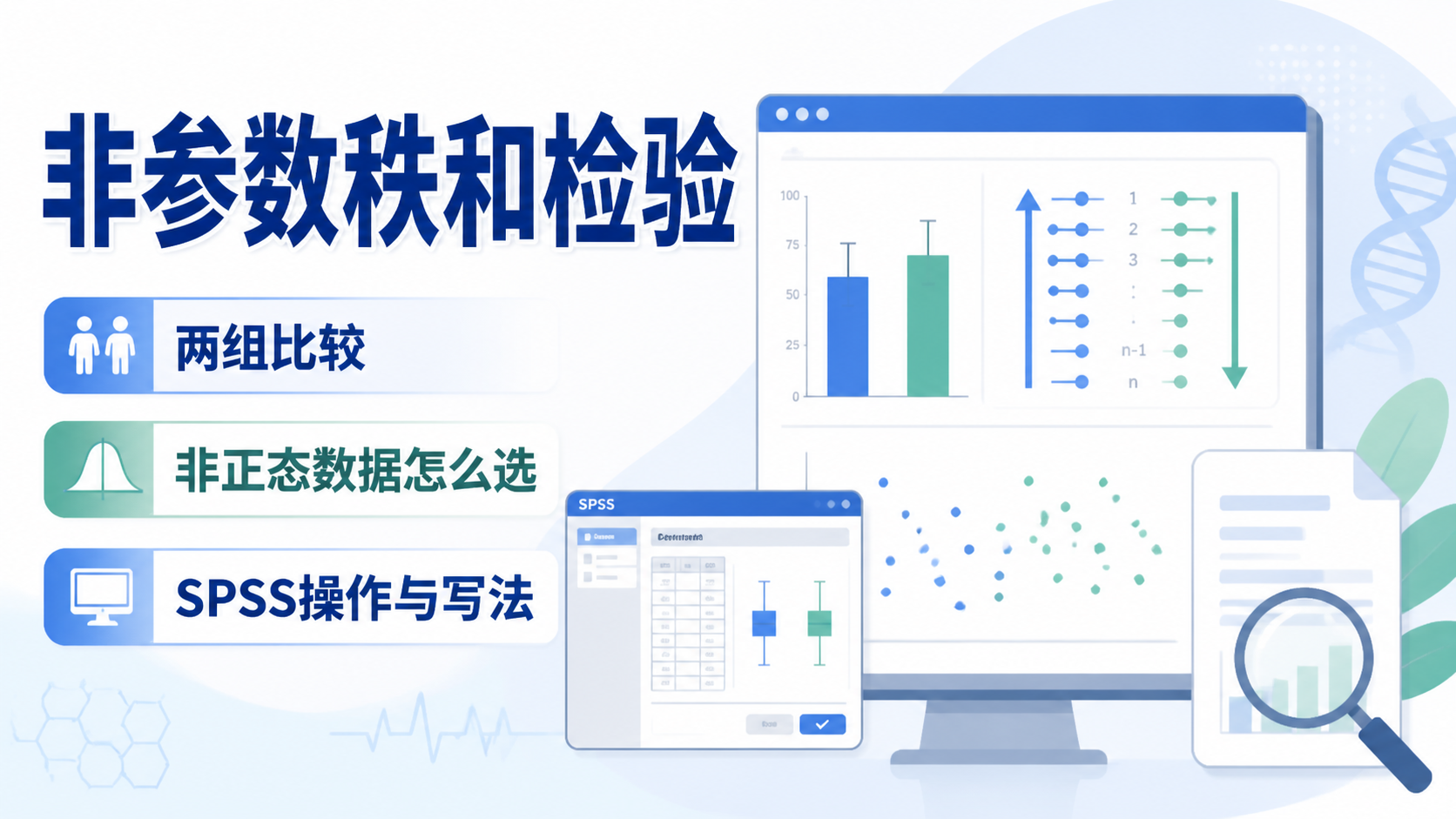 非参数秩和检验：2类数据如何正确使用？