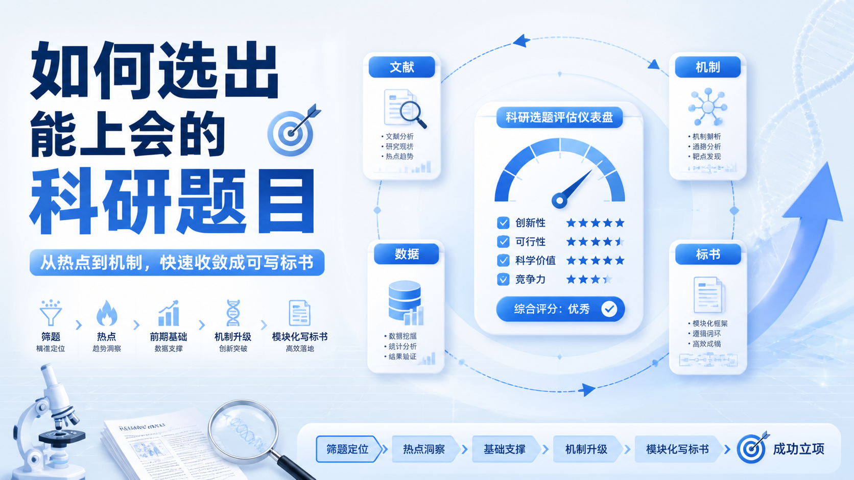 国自然选题思路：5个高效方法？