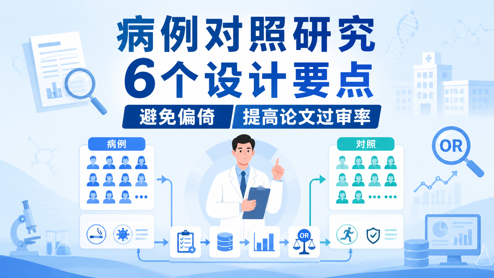 病例对照研究设计指南：6个实用技巧？