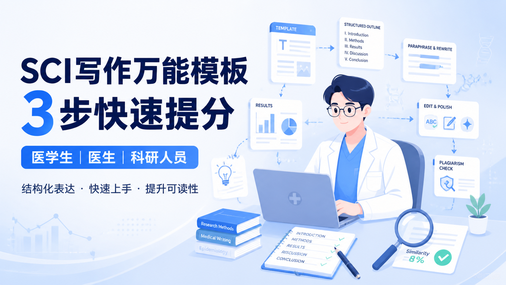 掌握SCI写作万能模板，如何快速提分？