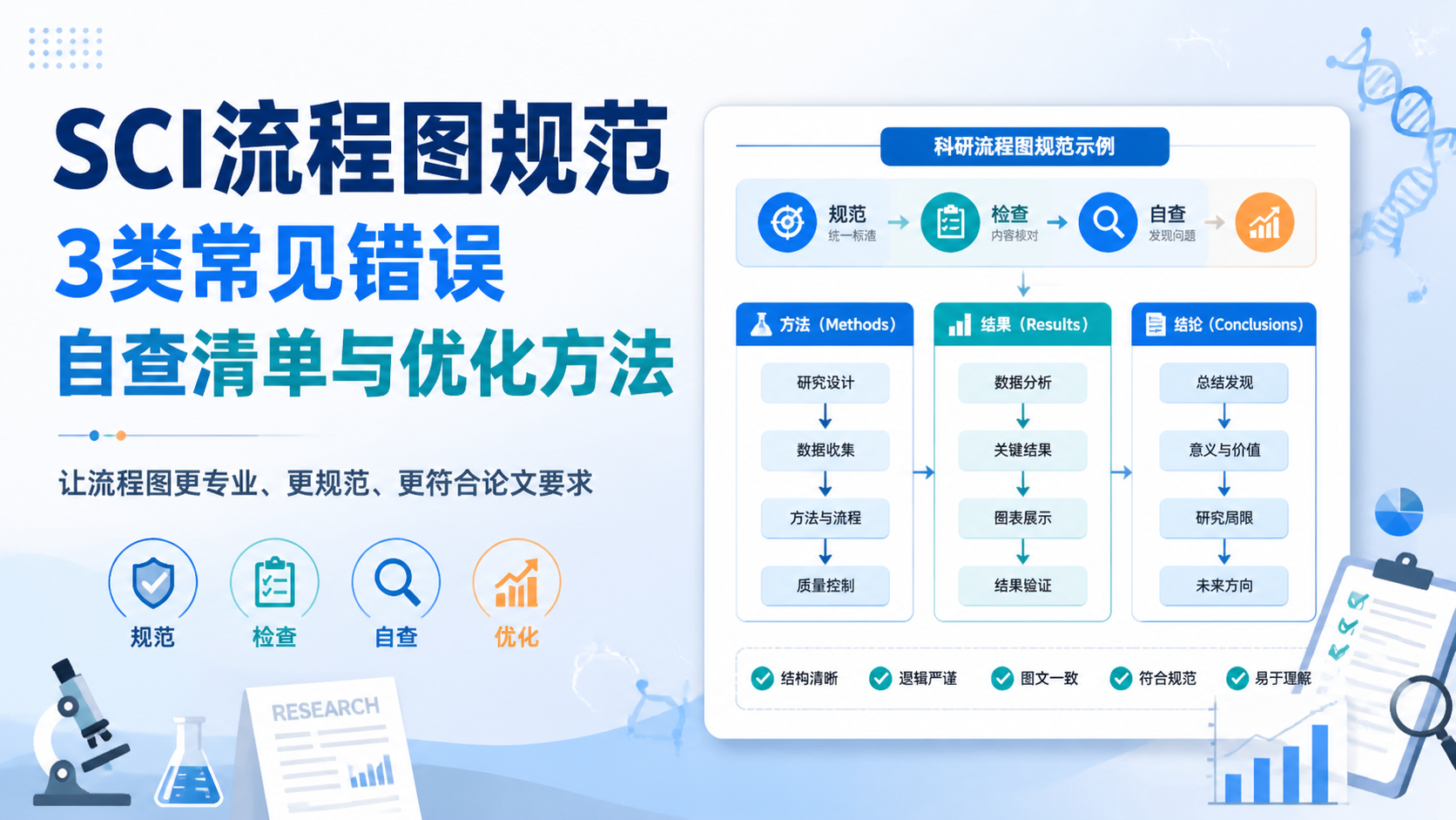 SCI流程图规范写作：3类常见错误？