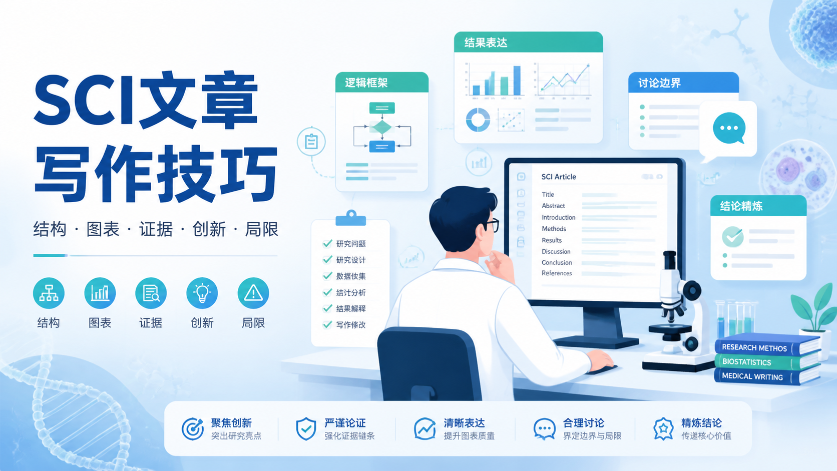 SCI文章写作技巧有哪些？3大核心要点