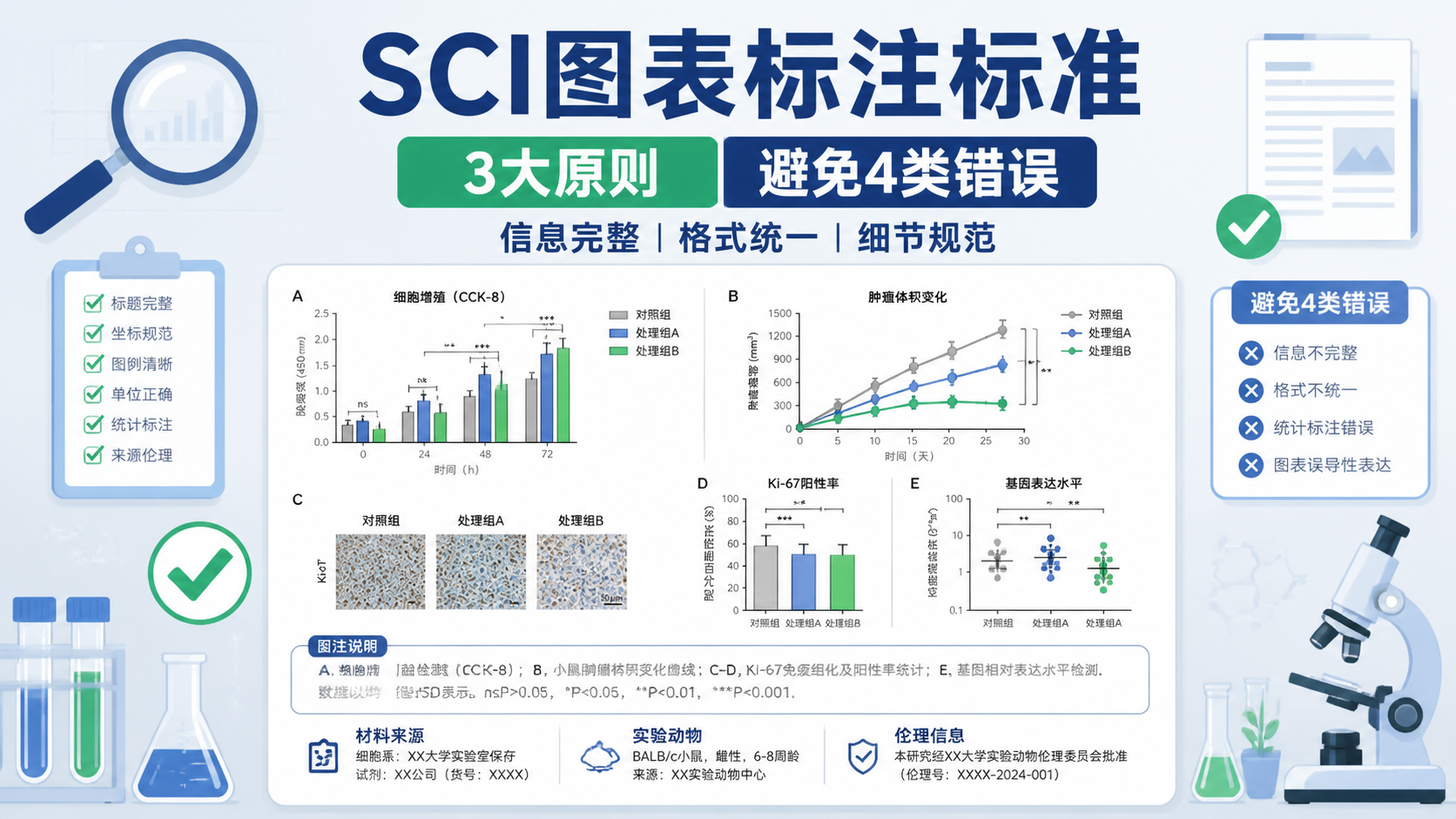 SCI图表数据标注标准的3个核心原则是什么？