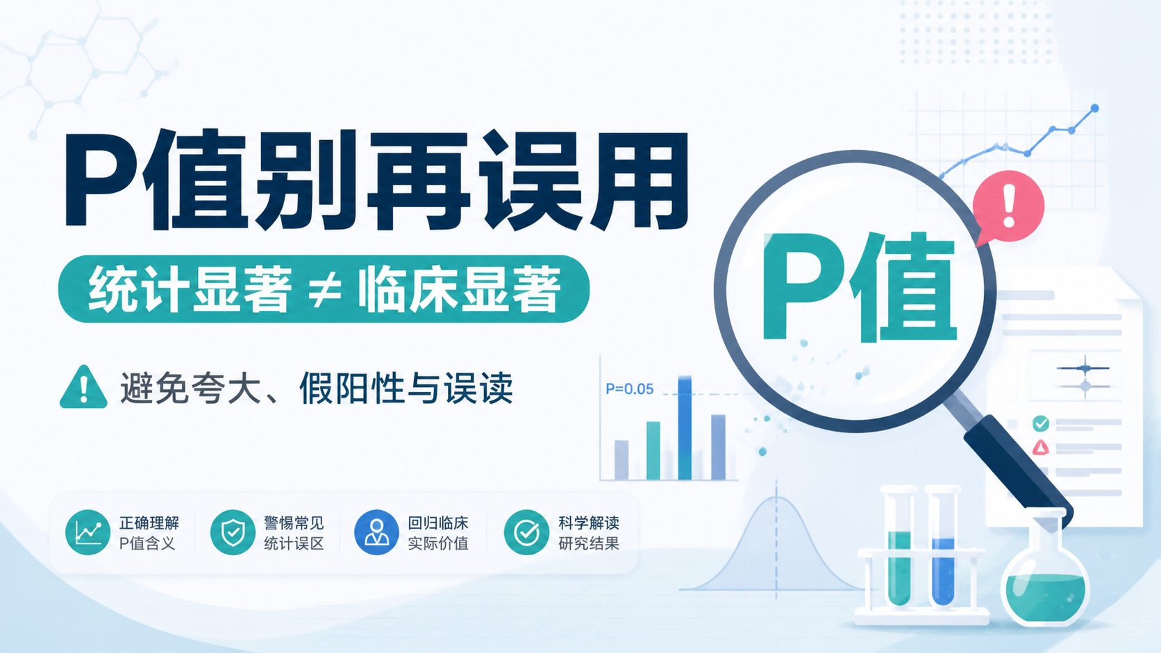 P值滥用后果为何被低估？4点专业警示