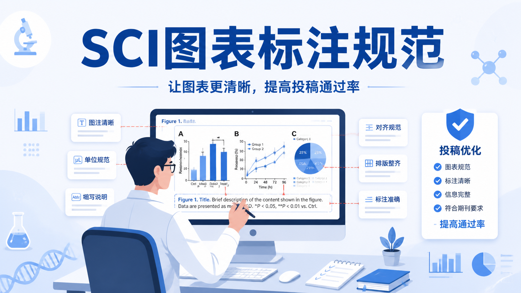 SCI图表标注规范有多重要？3类图表全解析