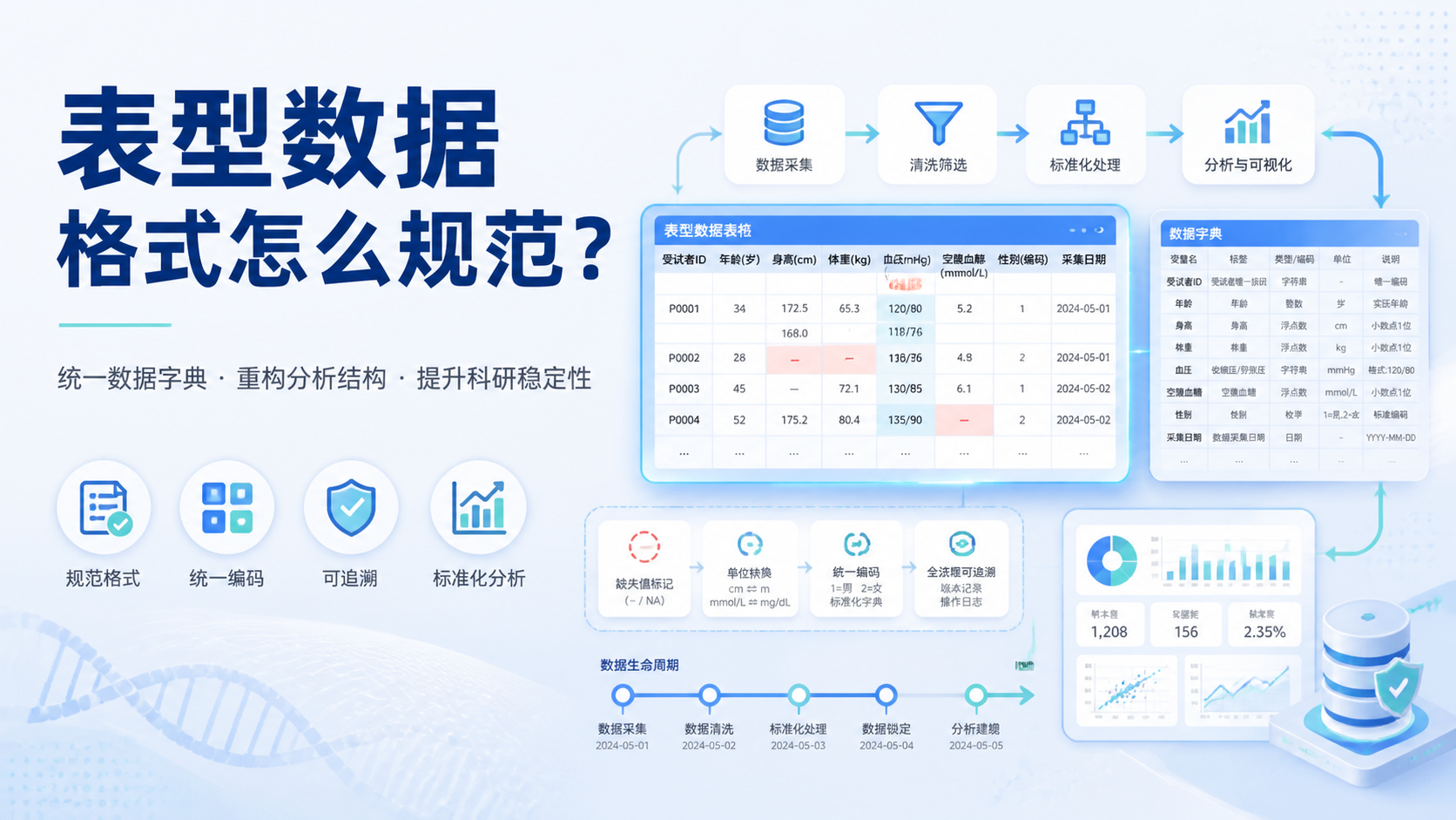 表型数据格式：3步构建最强分析框架？