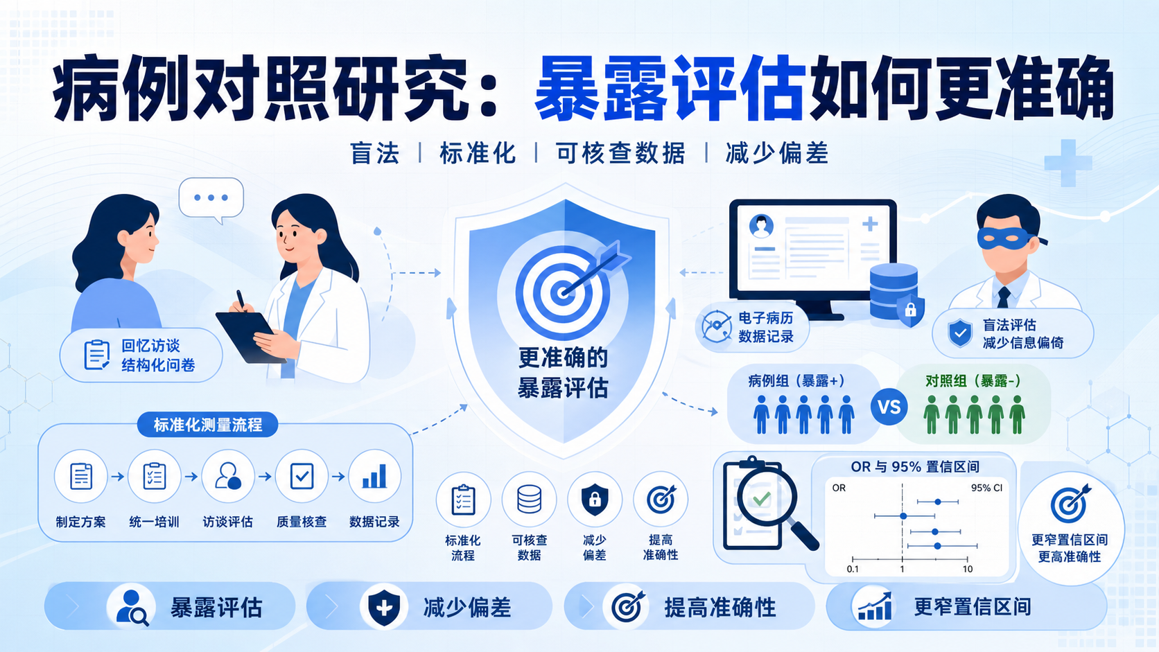 病例对照研究暴露评估：如何提升准确性？