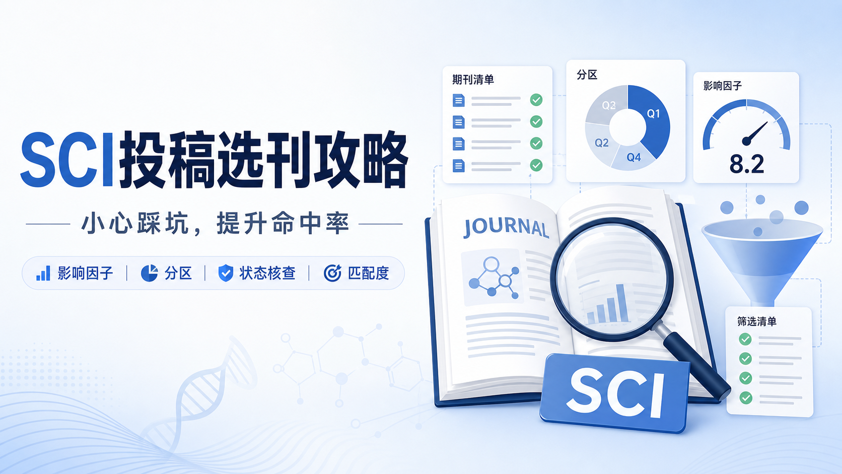 SCI投稿选刊4个关键指标,选对了吗?