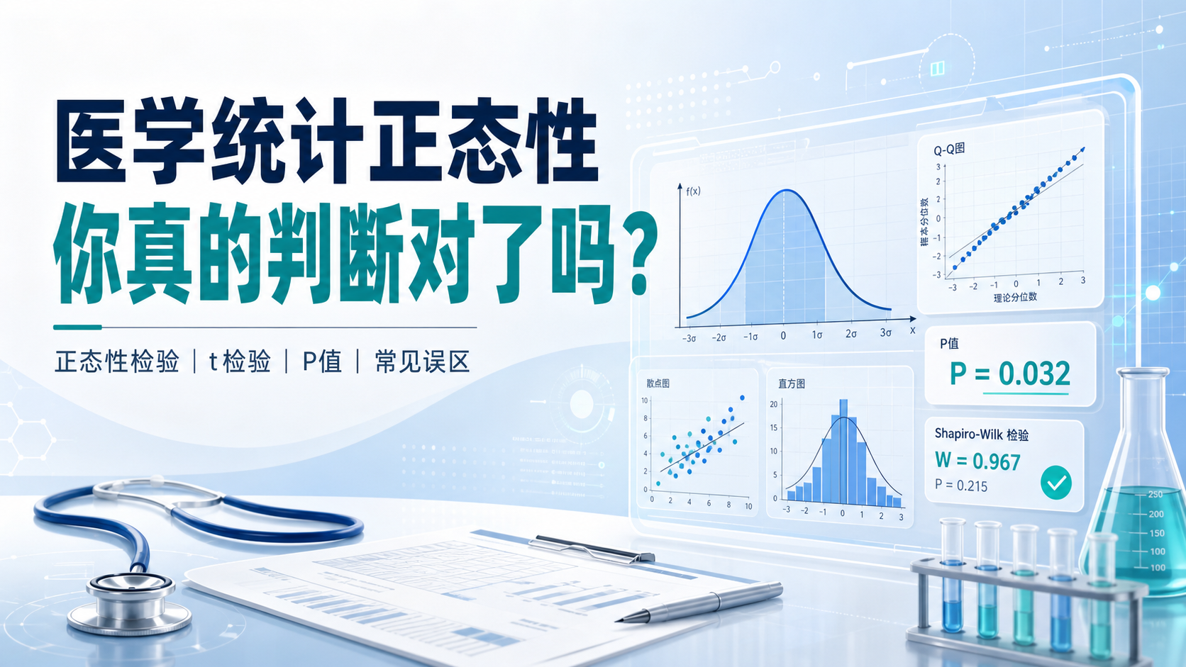 医学统计正态性要求是什么？3分钟看懂