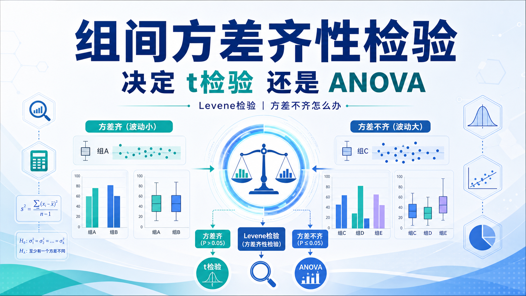 组间方差齐性检验为什么很重要？