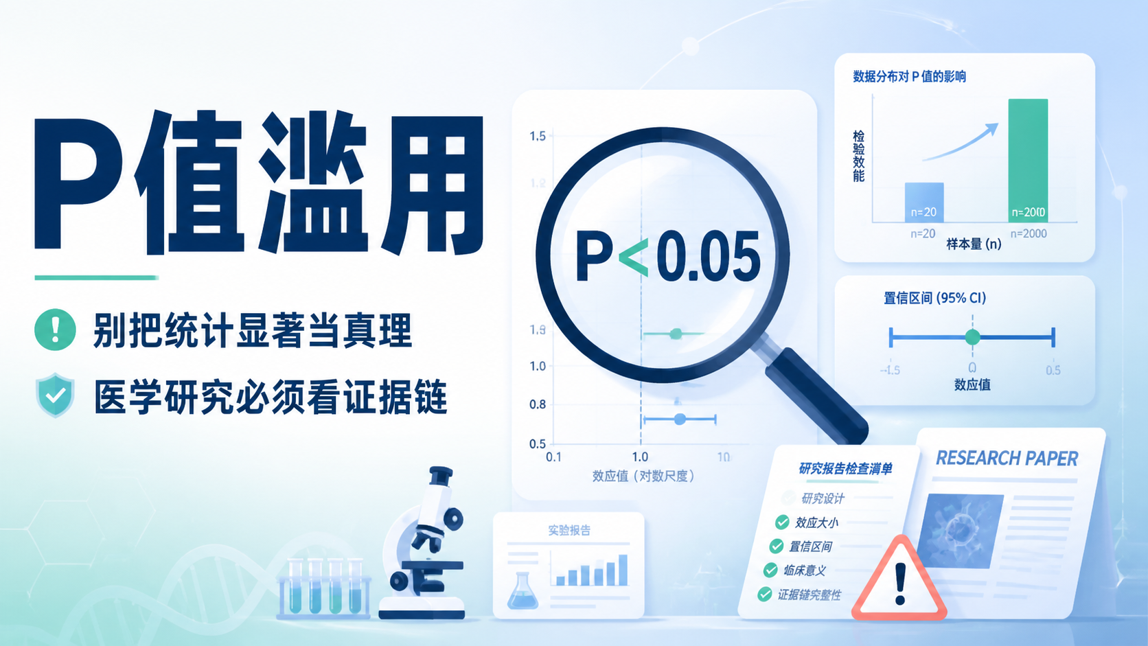 警惕P值滥用：3个致命误区