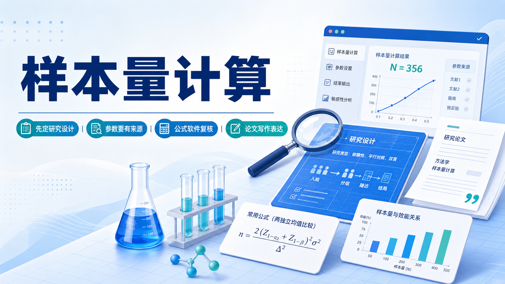 样本量计算步骤详解：3个关键点