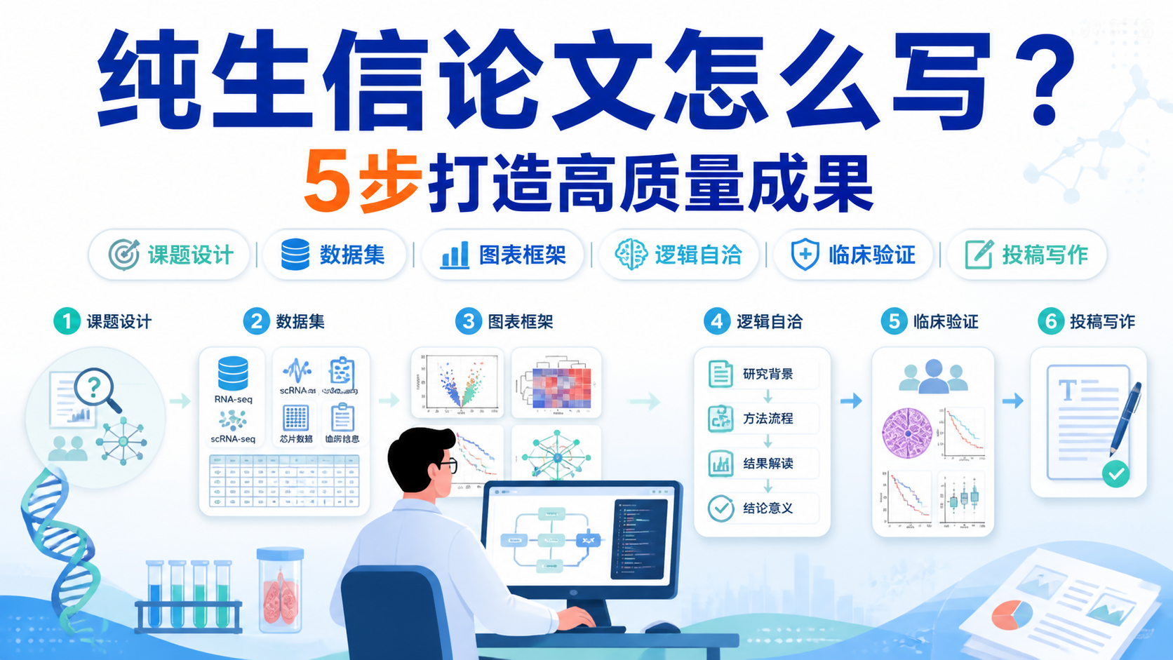 纯生信论文怎么写？5步打造高质量成果