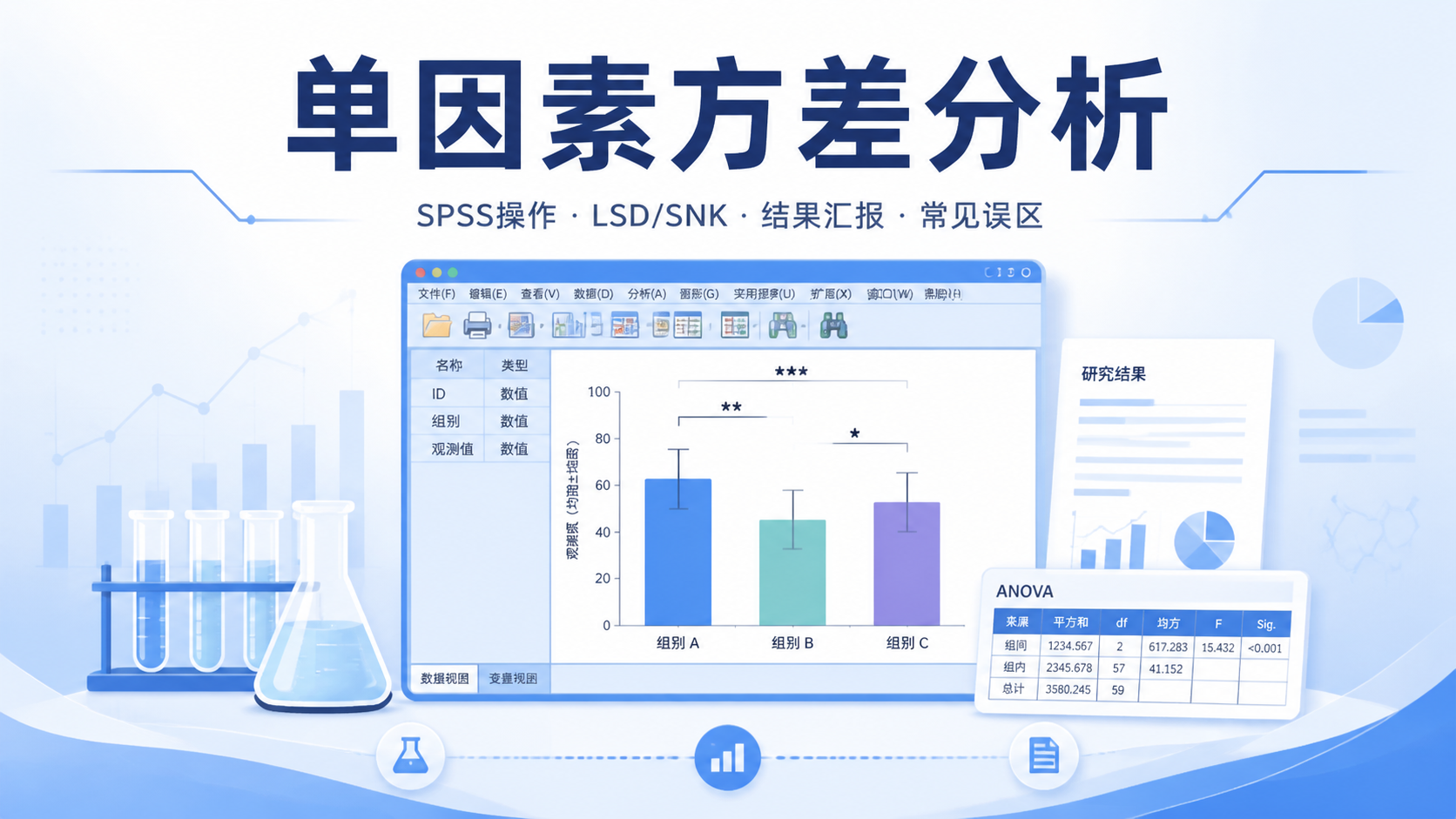 SPSS方差分析操作全流程：3大要点