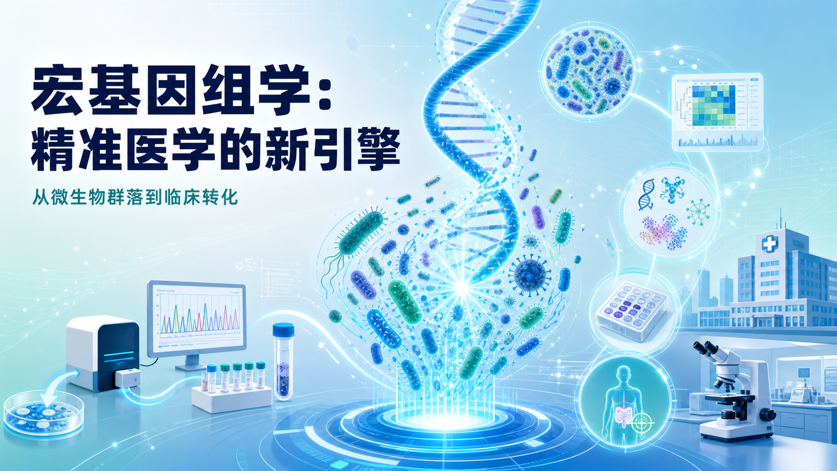 宏基因组学助力微生物组精准医学