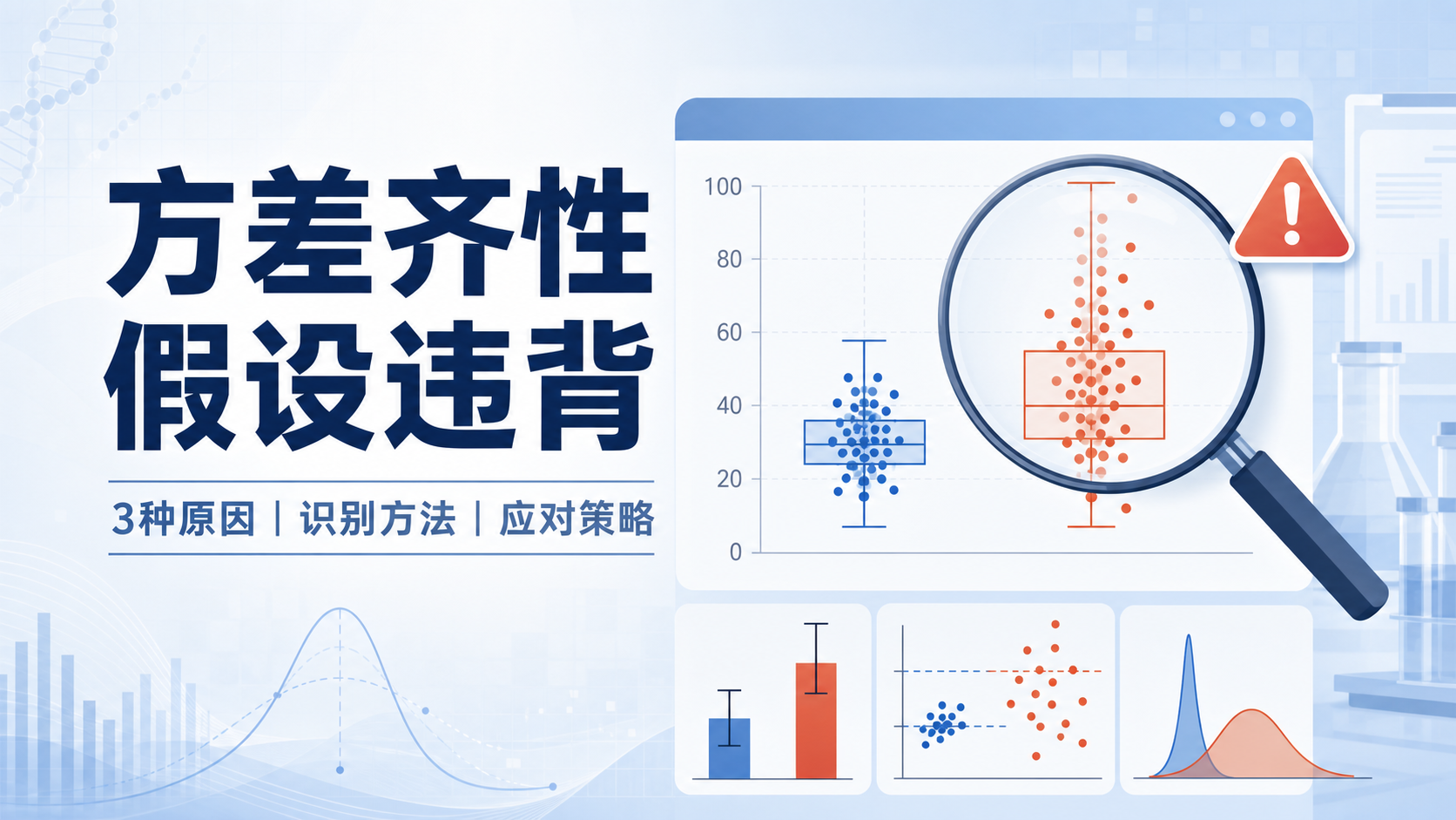 方差齐性假设违背：3种常见原因是什么？