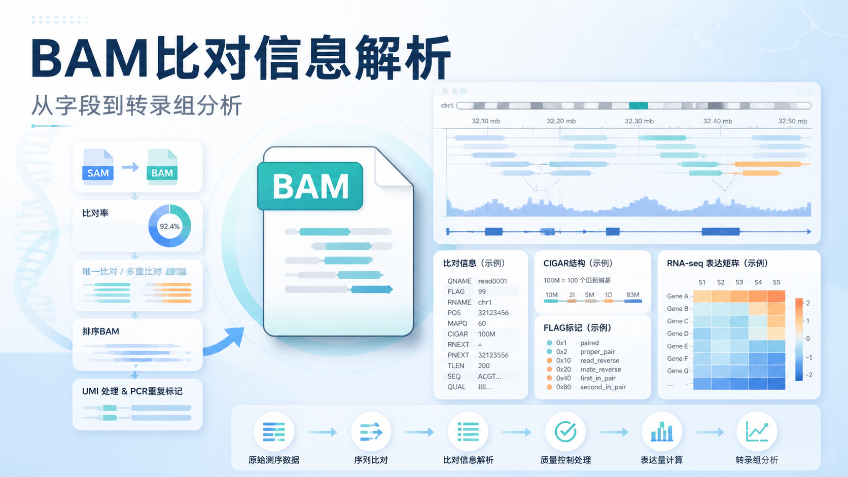 BAM比对信息是什么？5分钟读懂核心要点