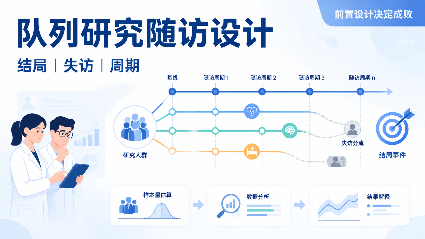 队列研究随访设计的3大难点，你知道吗？