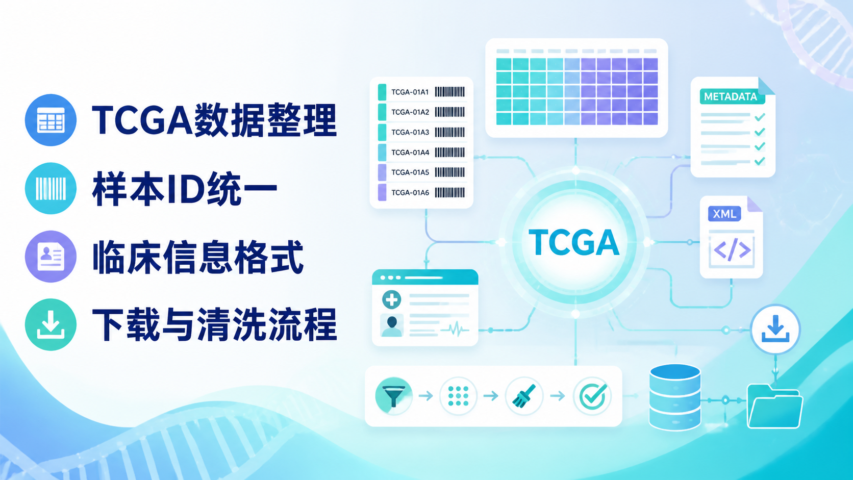 TCGA数据整理怎么做？4大严谨规范