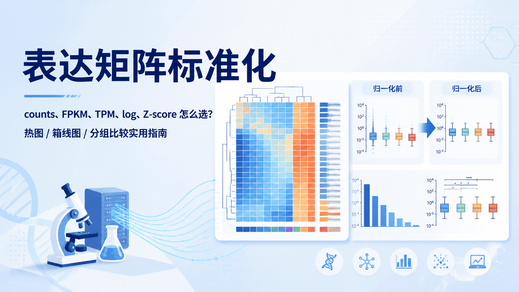 表达矩阵标准化难吗？7个要点