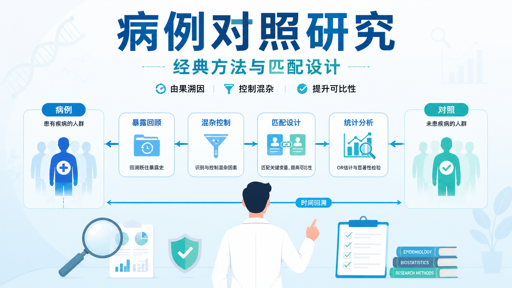 病例对照研究为何是经典方法？