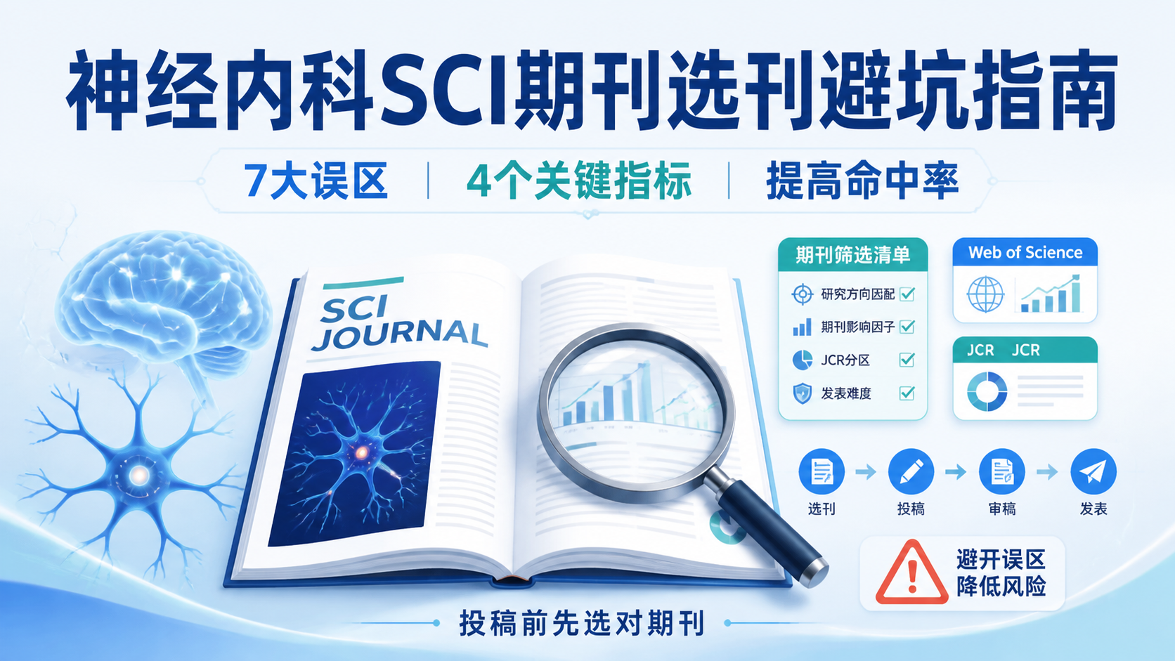 神经内科SCI期刊选刊指南：7大误区！