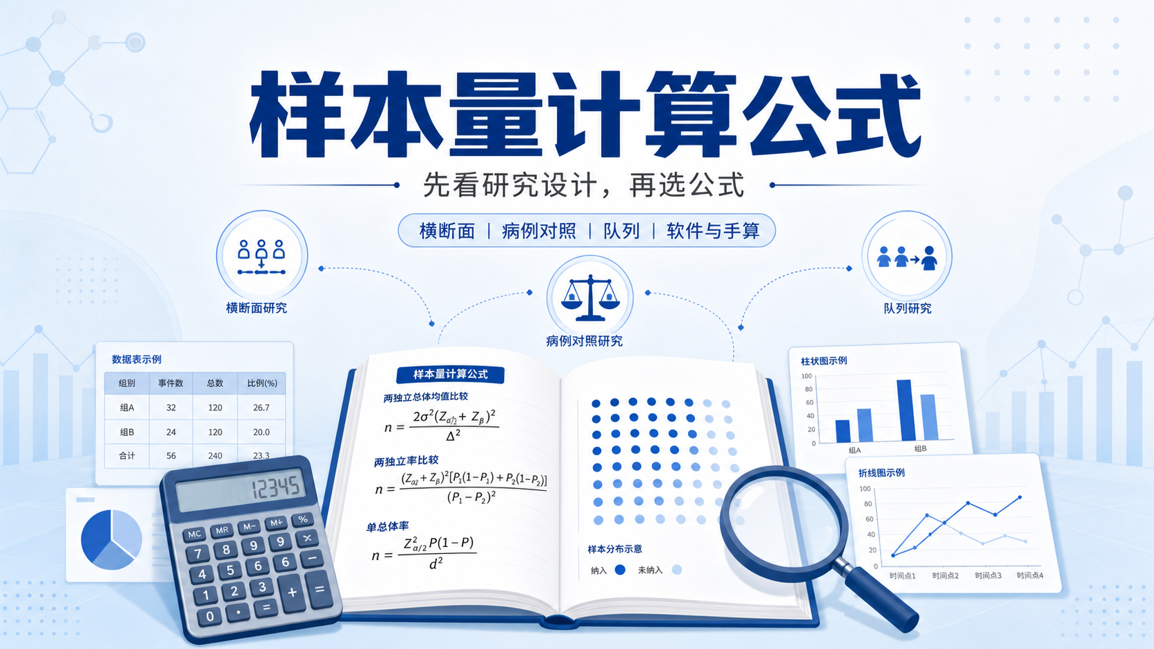 样本量计算公式？5个关键公式详解