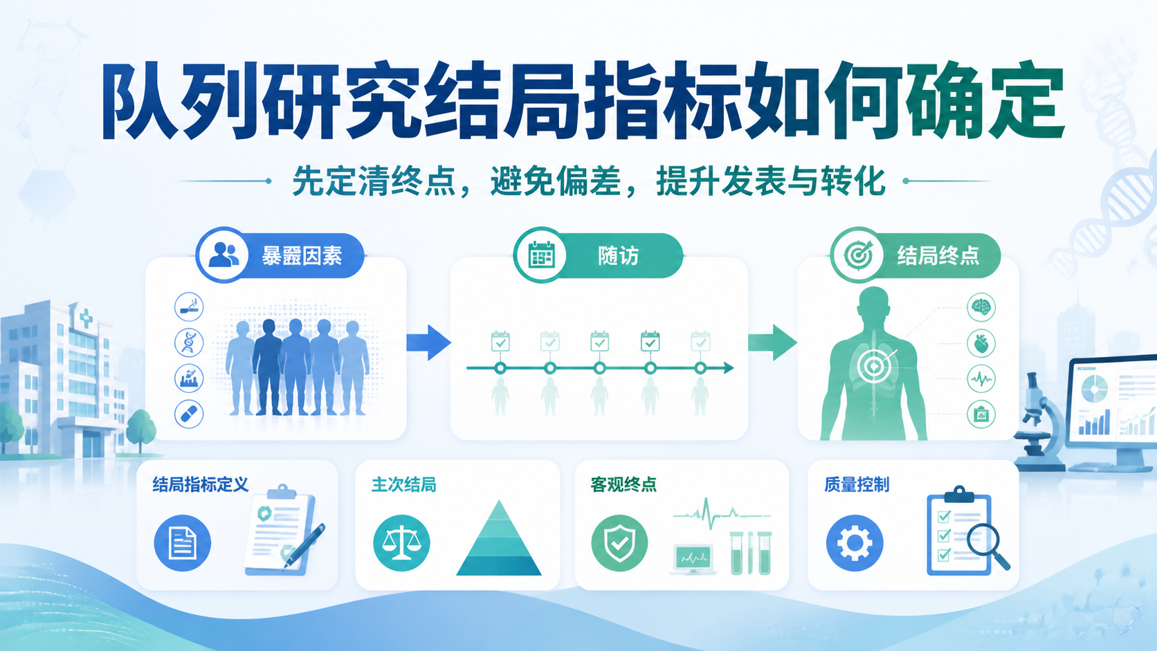 如何精准完成队列研究结局指标确定？