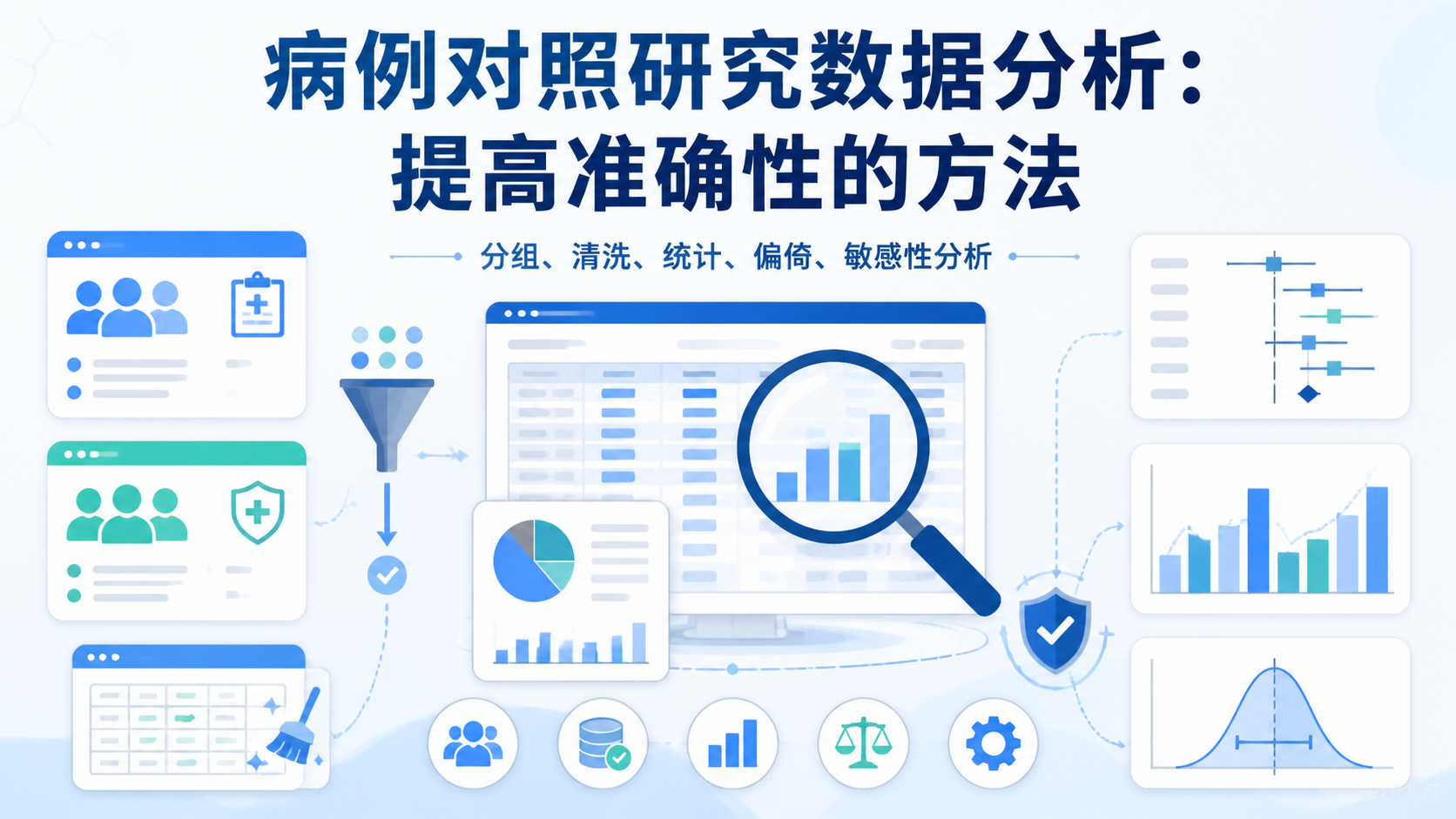 病例对照研究数据分析如何提高准确性？