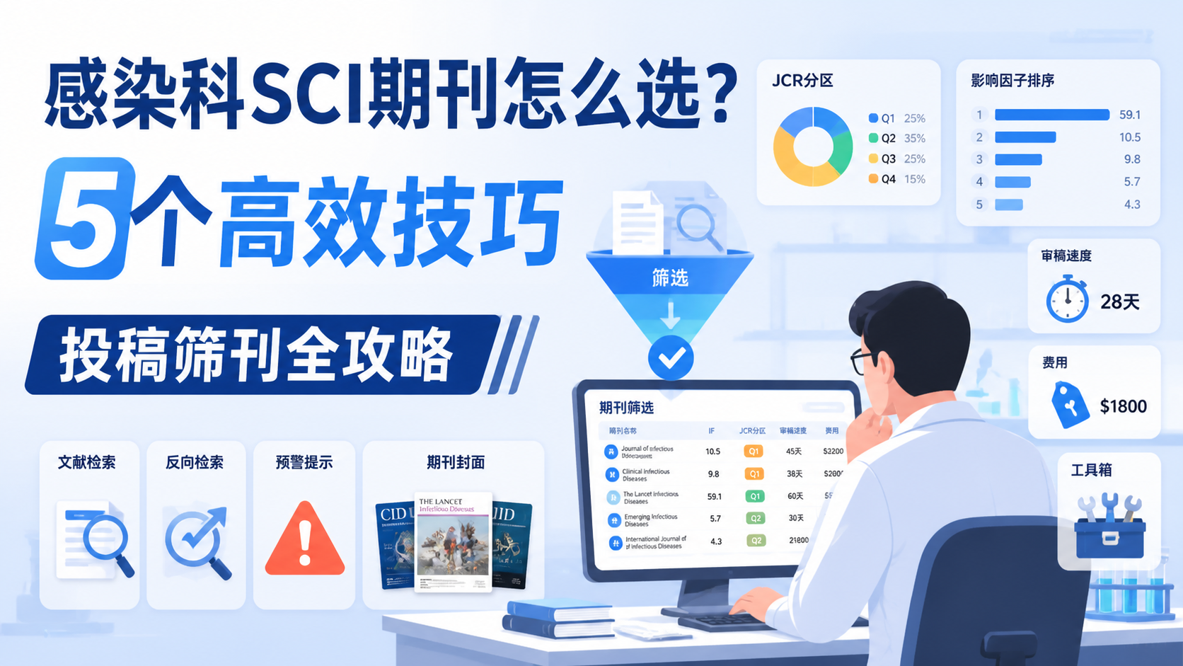 感染科SCI期刊怎么选？5个高效技巧