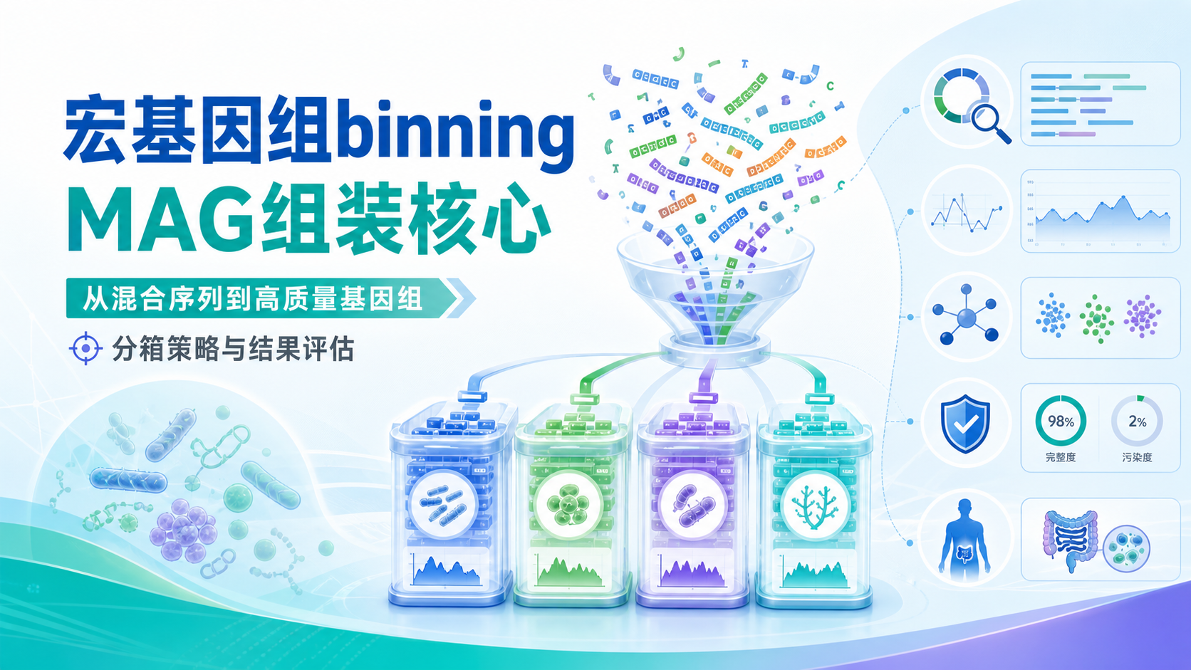 宏基因组binning助力MAG组装与分析