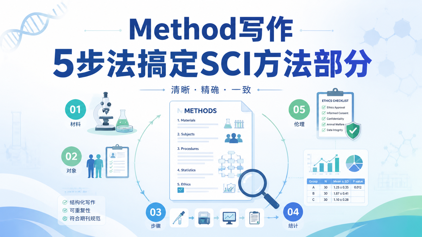 SCIMethod部分怎么写？5步精讲