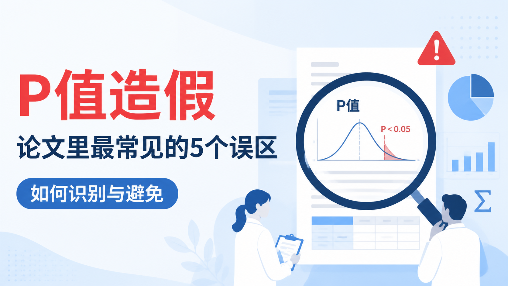 P值造假：5个致命误区你知道吗？