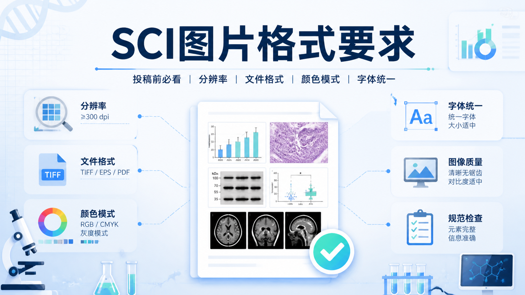SCI图片格式要求：3分钟掌握核心规范？