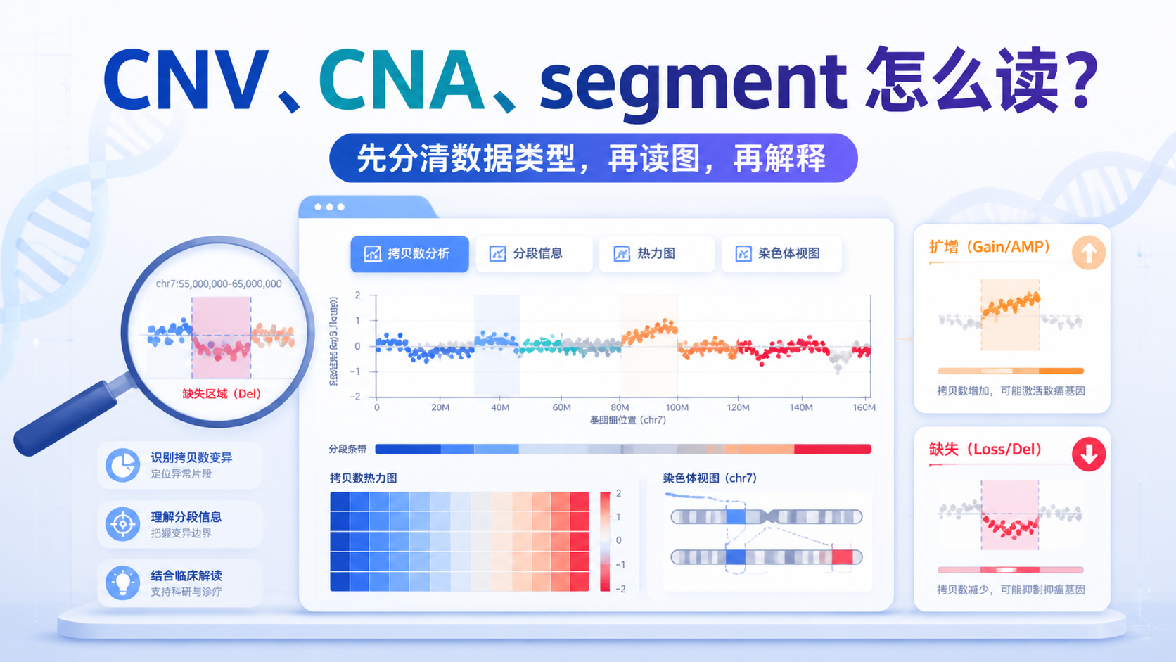 拷贝数变异数据如何解读？3步讲清