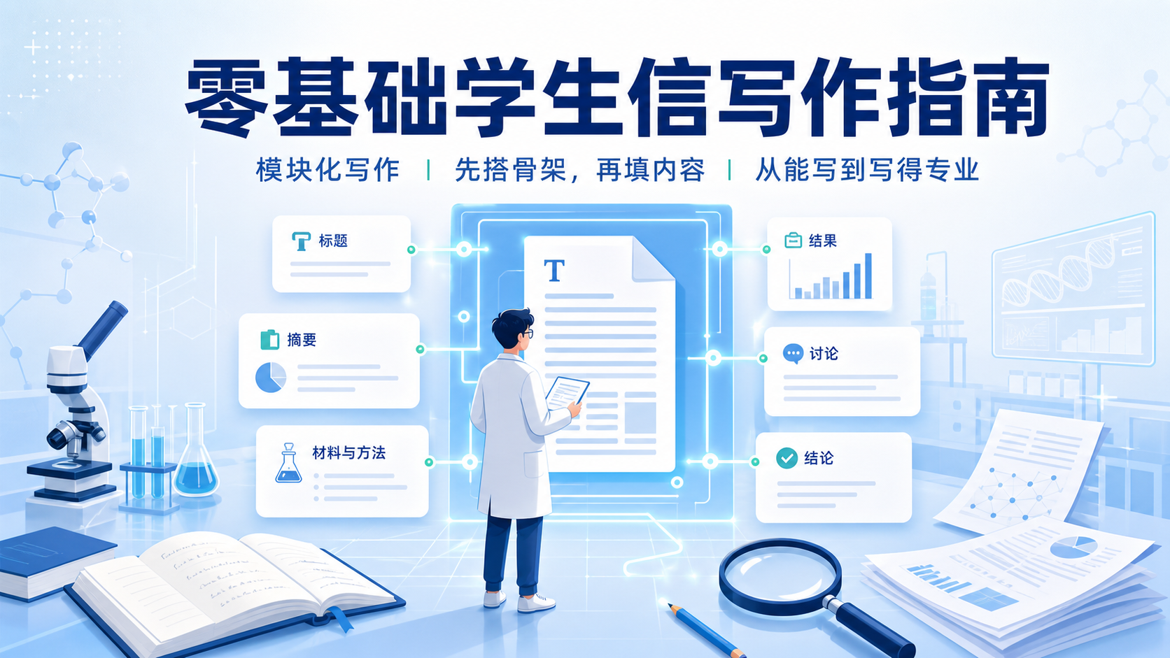 零基础学生信怎么写更专业
