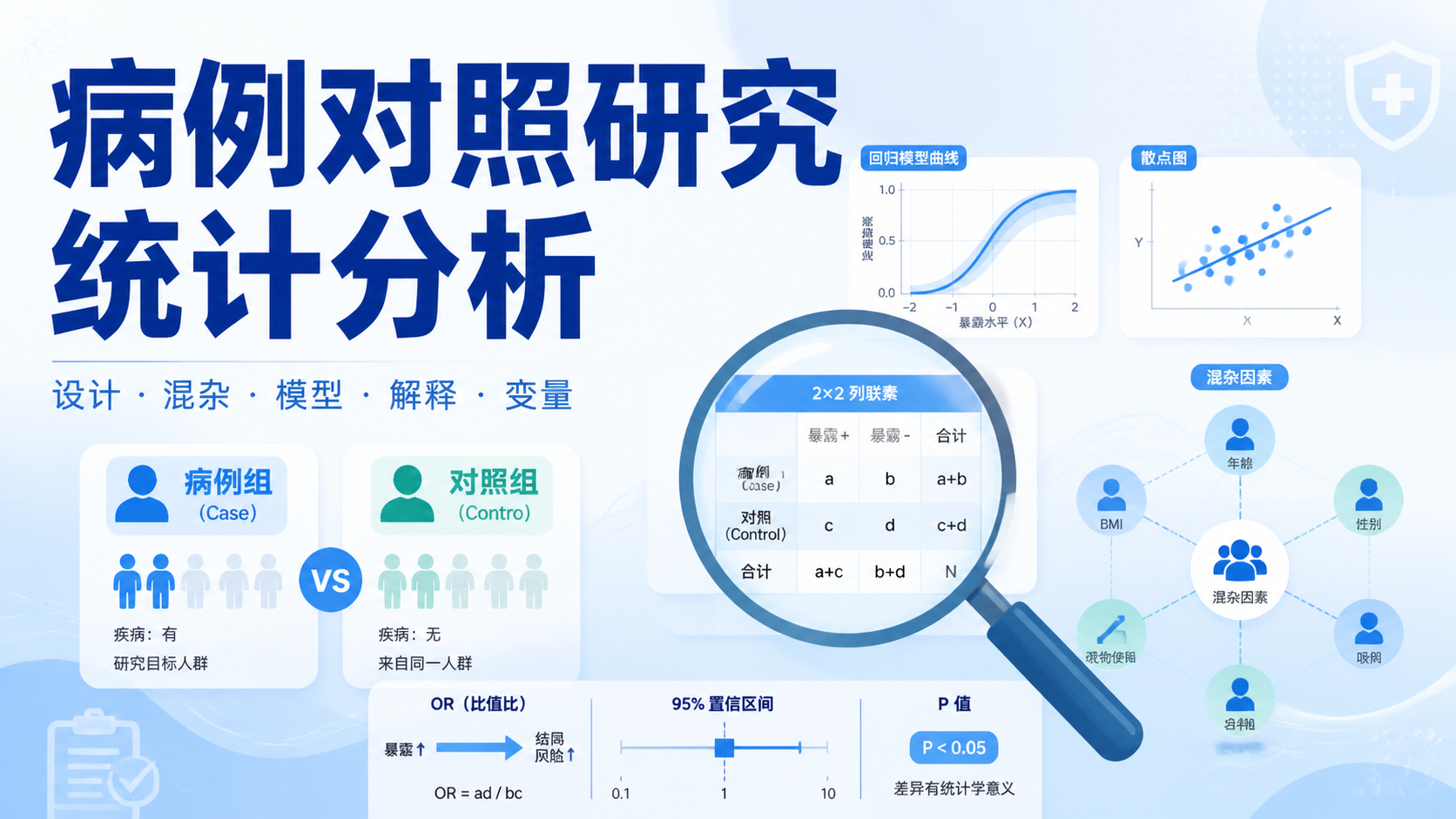 病例对照研究统计分析为什么总出错？