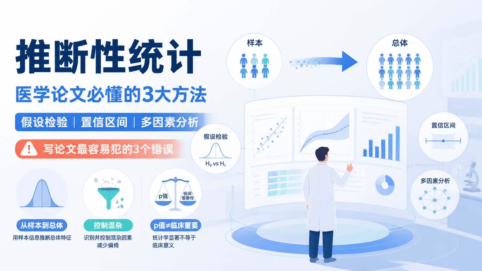推断性统计：3大方法解析与实战