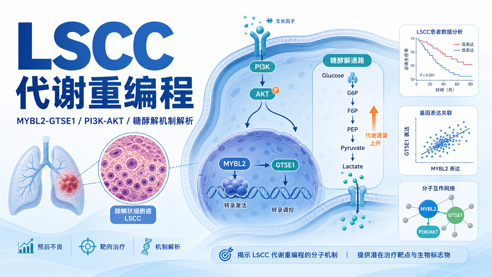 糖酵解代谢下转录因子共结合促进LSCC进展的实证