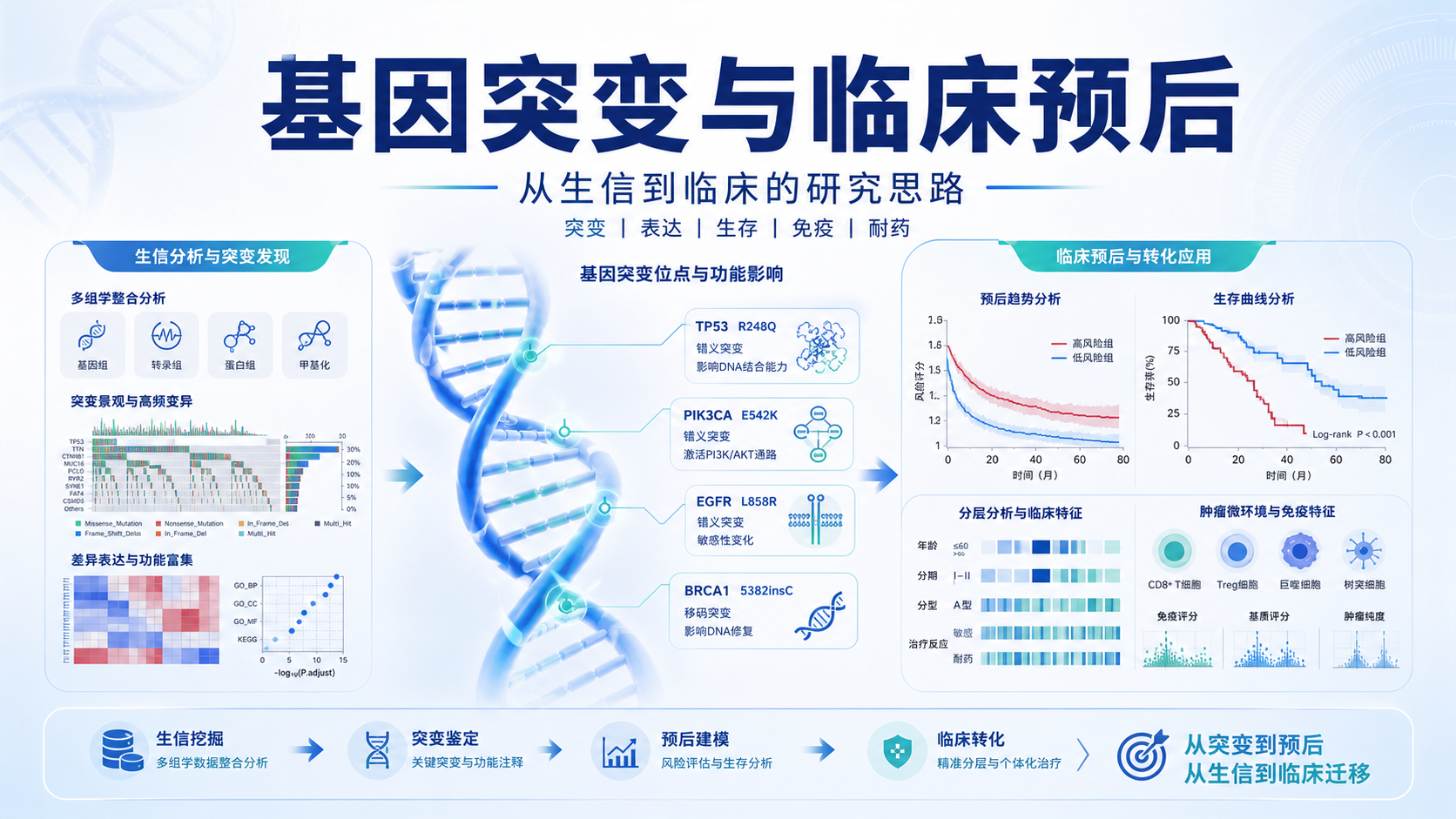 基因突变与临床预后：关键关联与迁移思路