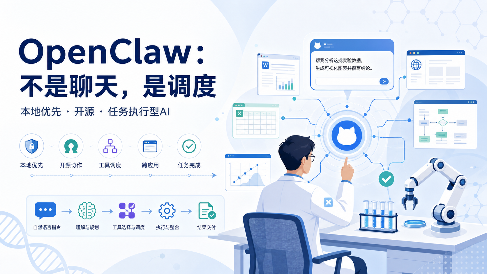 突破传统AI局限OpenClaw实现电脑跨应用自动执行任务