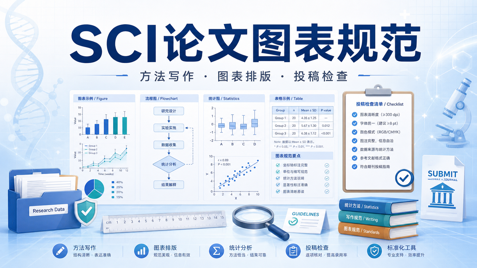 SCI论文图表规范：硕博生投稿避坑指南