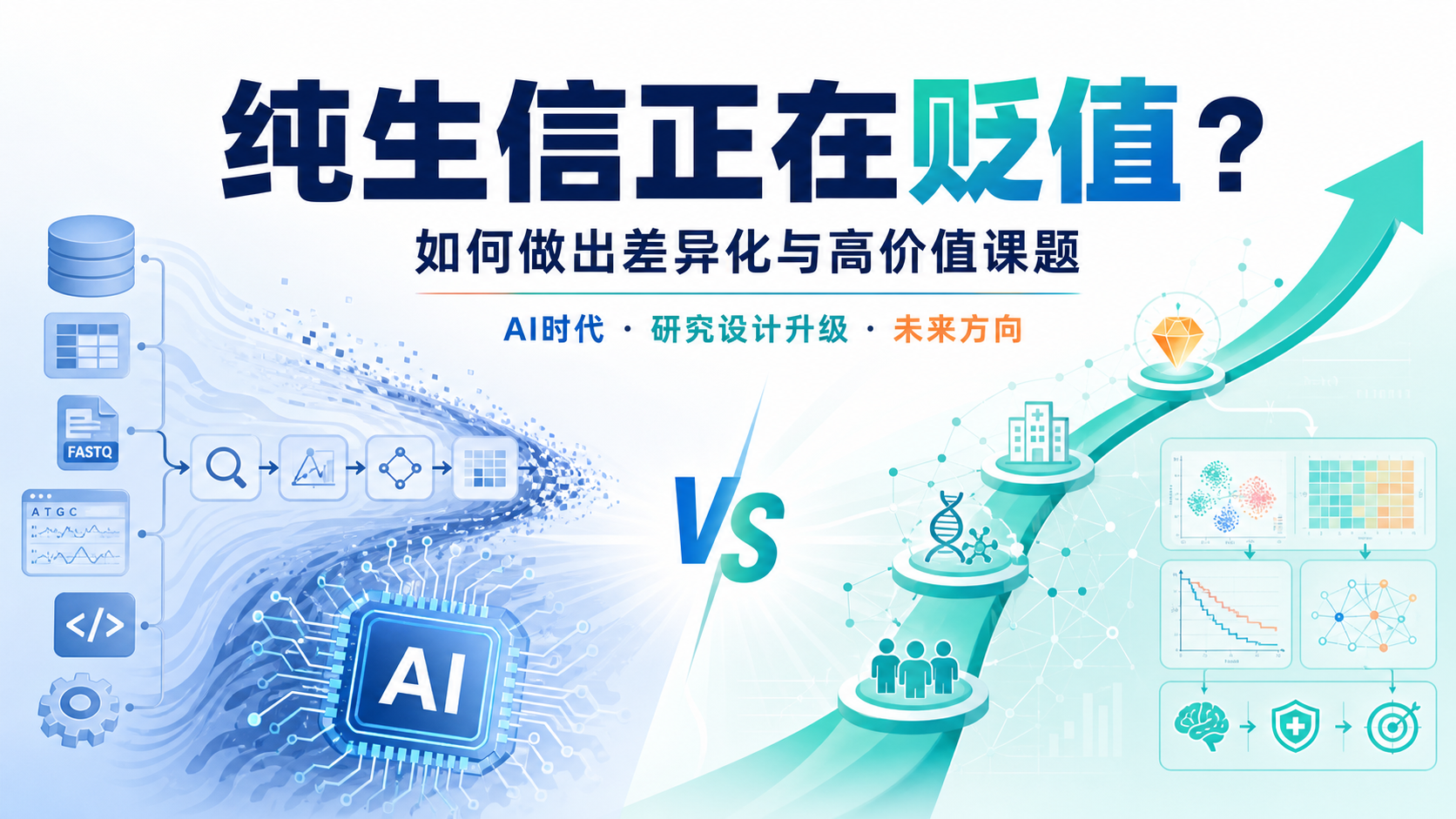 纯生信套路化研究的贬值与高阶算法稀缺数据的新机遇