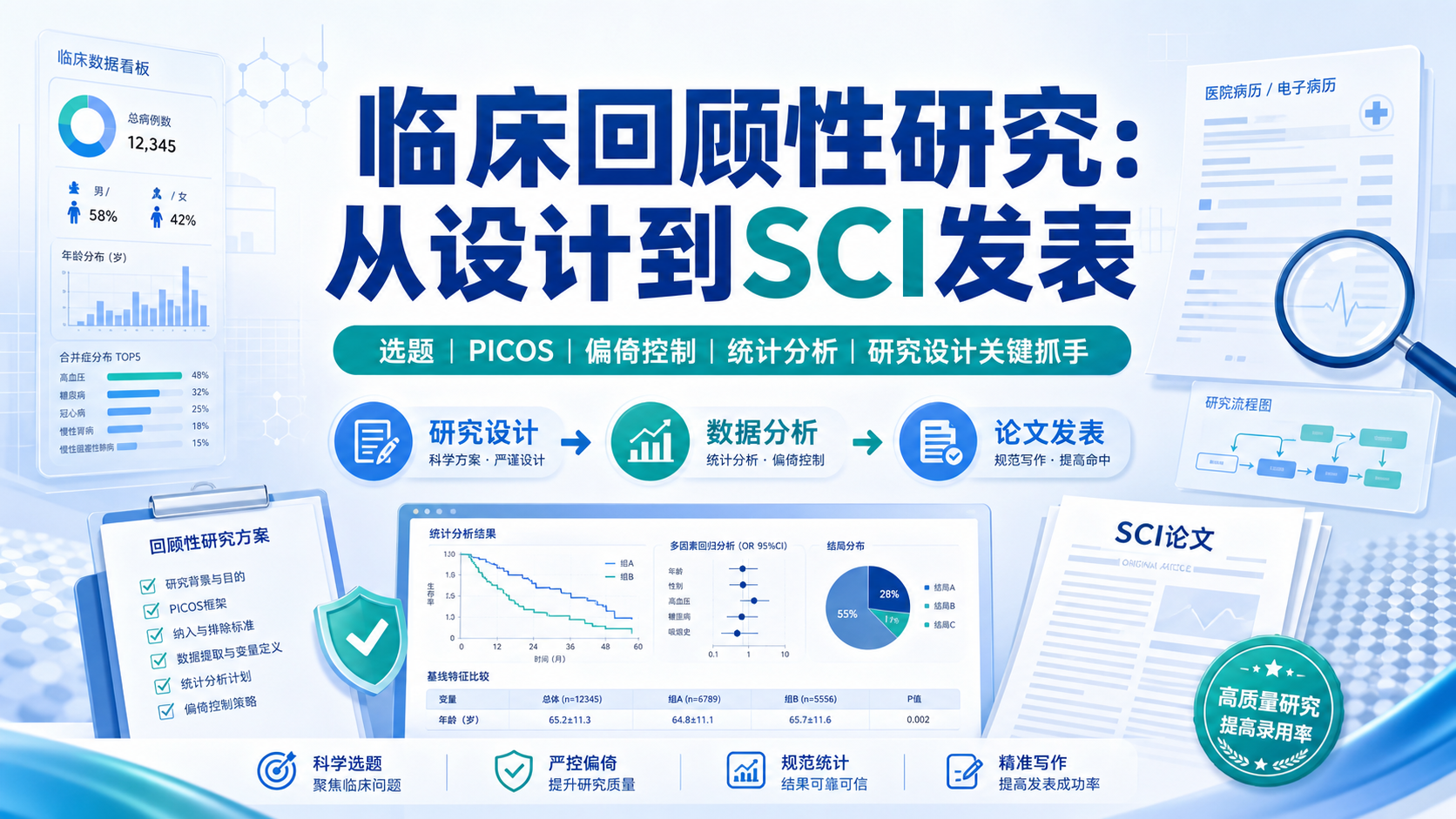 临床回顾性研究设计与方法要点