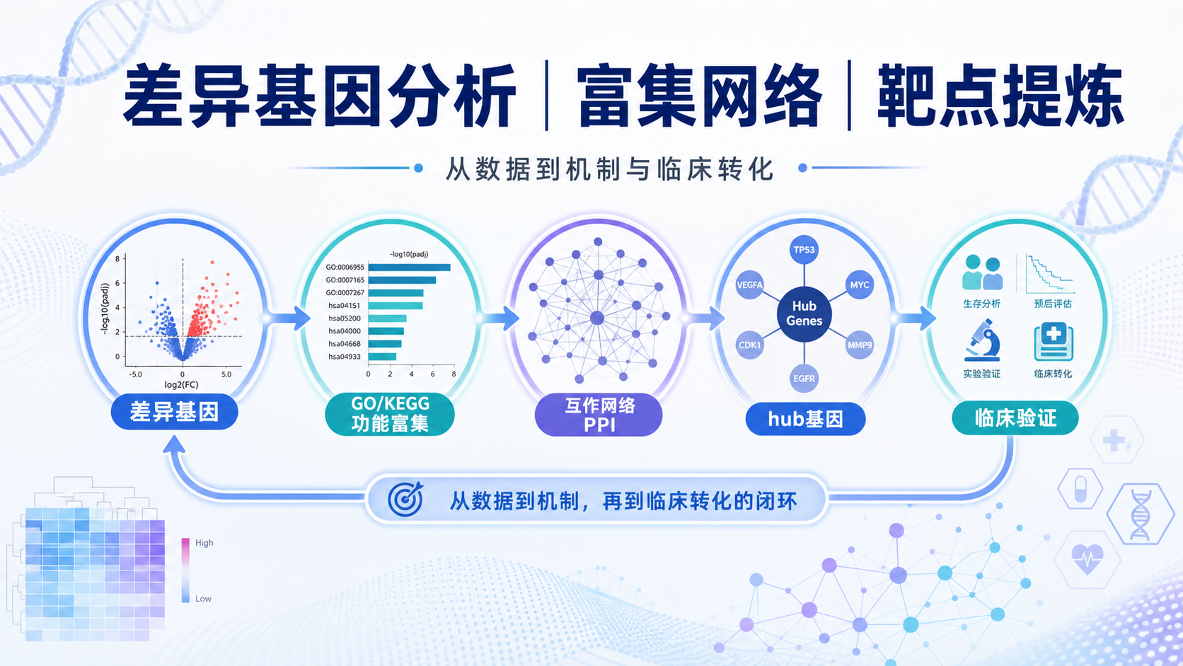 从差异基因到靶点：基因组互作网络的临床转化