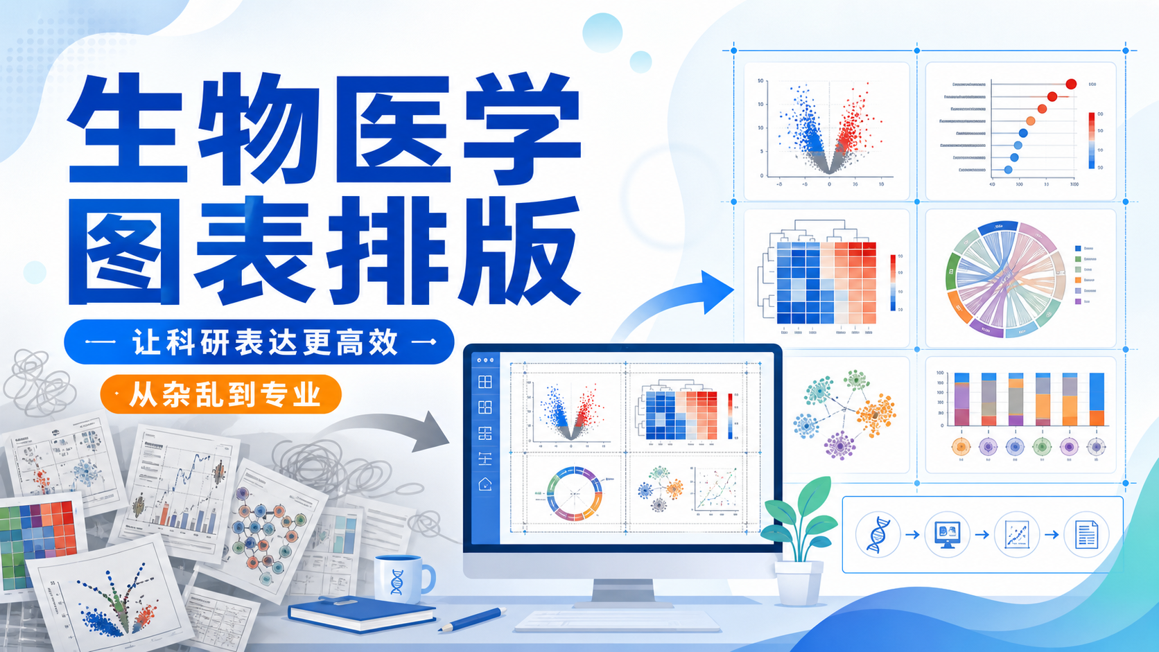 生物医学图表排版硬核教程,生信复现实战详解
