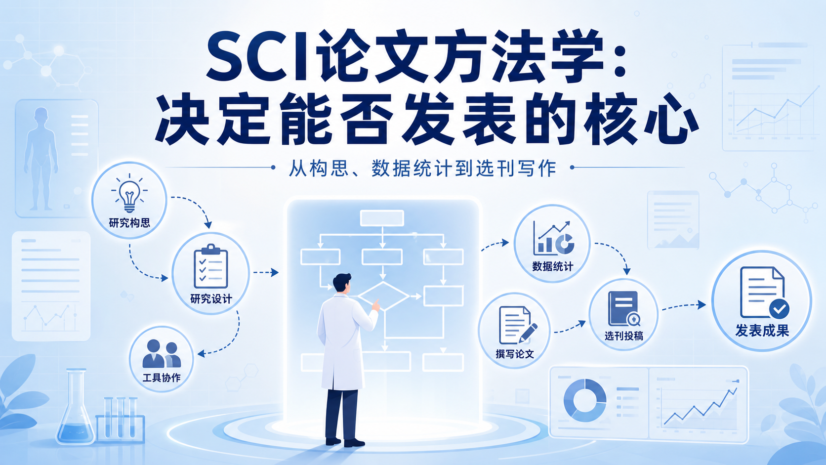 医生科研进阶：方法学体系破解SCI论文从构思到接收