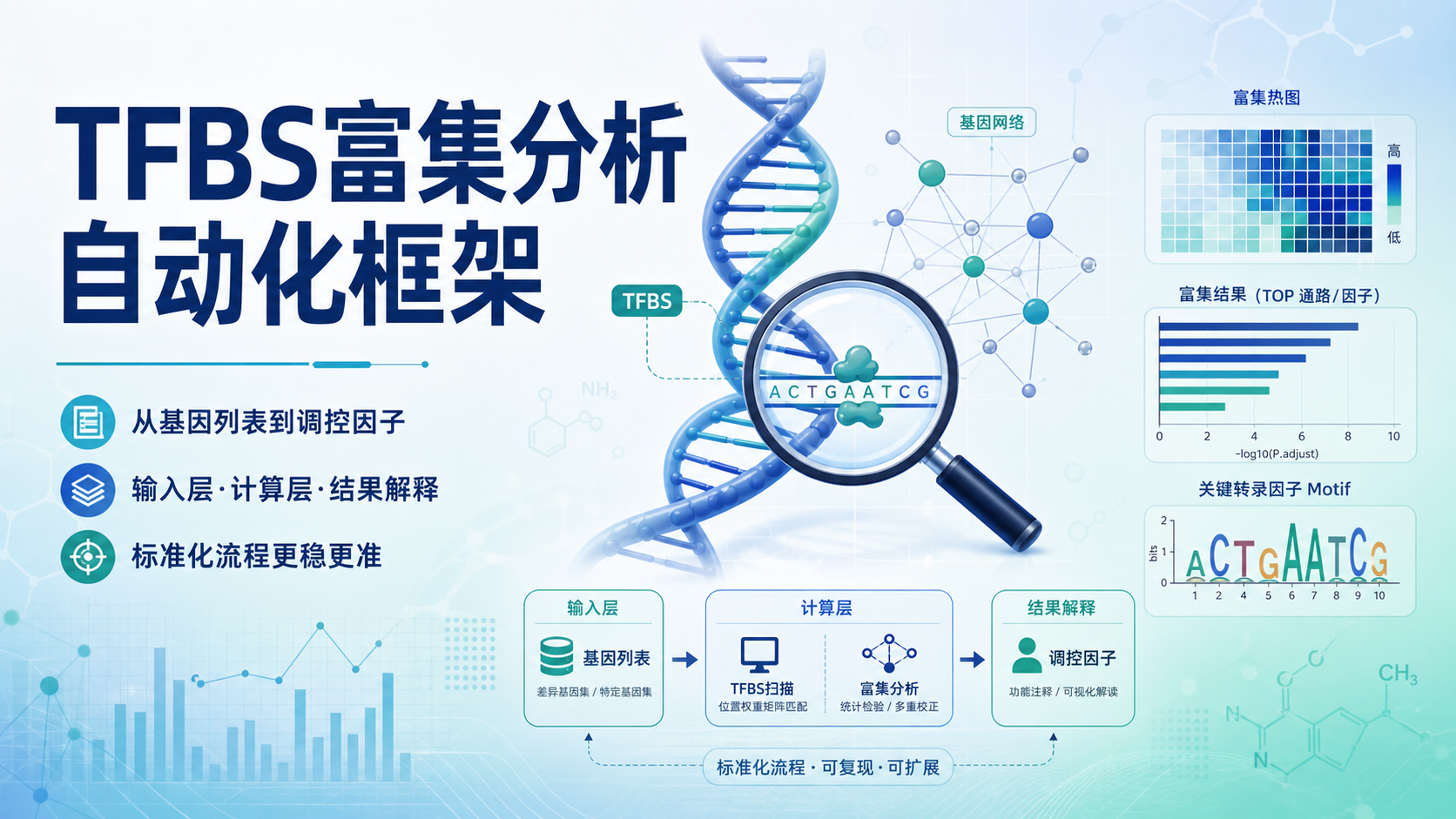 从数据到洞见：TFBS富集分析的高效自动化框架