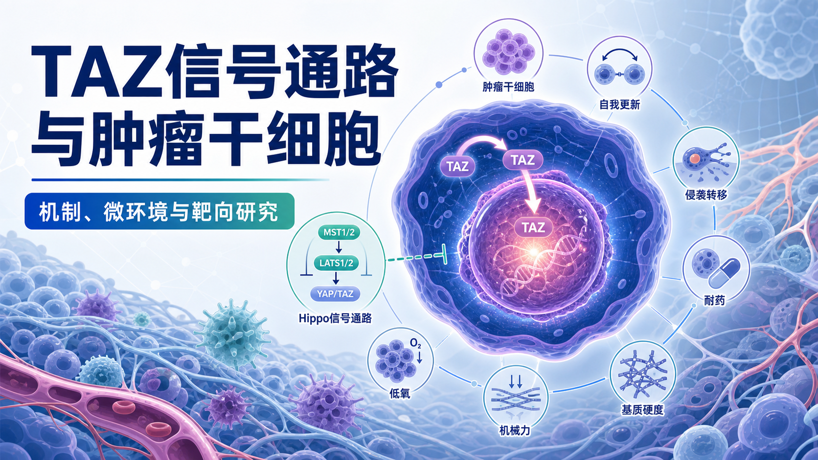 TAZ信号通路：驱动肿瘤干细胞命运的新见解