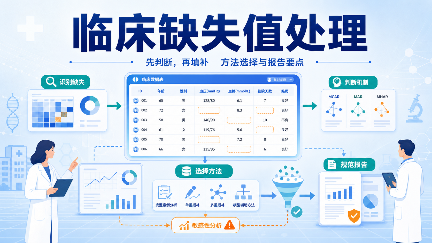 临床缺失值处理：科研统计中的关键策略